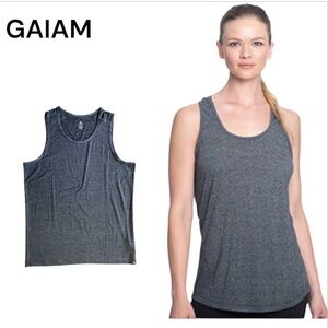 NWT GAIAM Women’s Heather Gray Tank Top Size Medium
